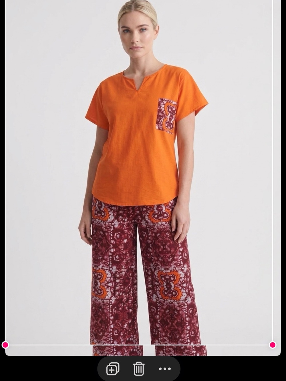 Made in Africa Orange and Brown Patterned Jumpsuit

2 piece Set TOP and Bottom.